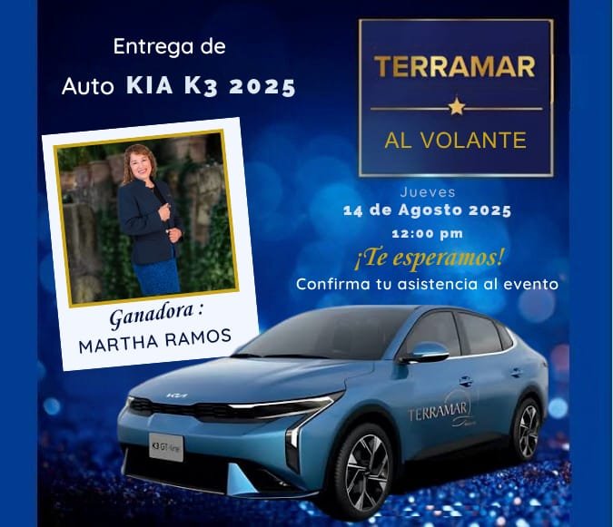 Ganadora Terramar al Volante